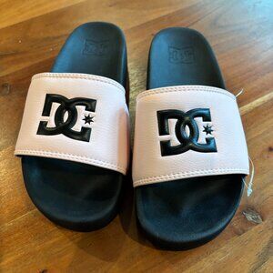 DC Sandals Pink and Black, New without Tags Size 7